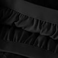 thumbnail image 6 of ClodeEU Women's High Waisted Double Layer Tulle Midi Skirt with Floral Print, Romantic Mesh Skirt Black,Womens Plus Free Size, 6 of 8
