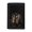 Two Dark Horses Decoration, variant on FUIALDOLG Starry Cloud Trifold Pouch, Stretch Polyester Boys Wallet for Outdoor Sports, Portable Thin Children's Card Wallet for School