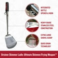 thumbnail image 4 of FIREDISC Ultimate Frying Weapon 22-in. Stainless Steel Slotted Outdoor Kitchen Spatula, 4 of 7