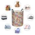 thumbnail image 3 of Lsque Cartoon Owls 1 pattern Laundry Hamper Basket, Tall Woven Rope Hamper Basket for Clothes, Lightweight Storage Basket, Collapsible Waterproof-Medium, 3 of 8