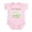 Petal Pink, variant on - Mimi & Papi Say I'm A Keeper Infant Bodysuit - Baby Light Bodysuit, Size Newborn - 24 Months