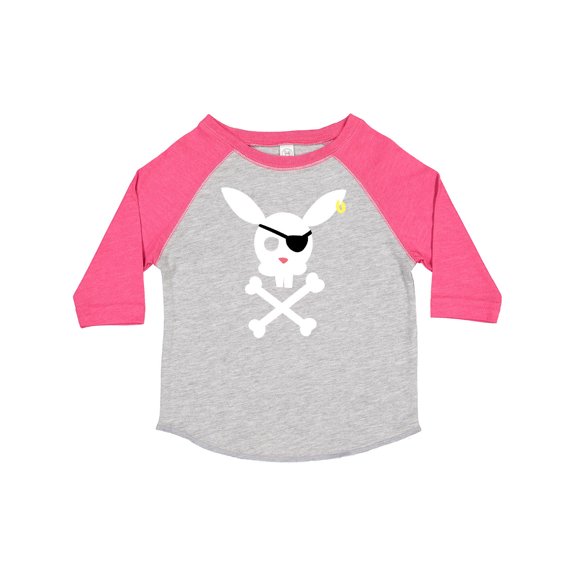 Inktastic Cute Easter Pirate Bunny with Eyepatch and Earring Boys or Girls Toddler T-Shirt