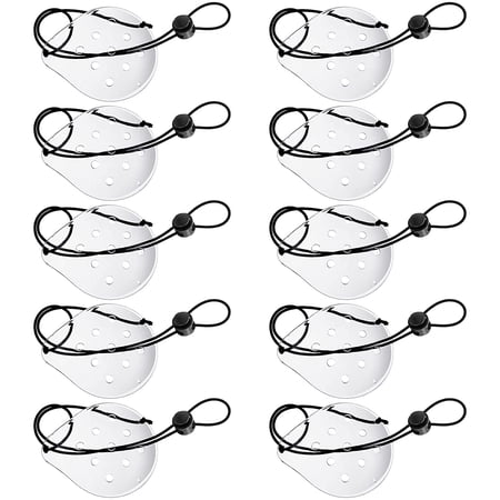 2-Pack Clear Plastic Eye Shields With Air Holes – Breathable, Self-Adhesive Protective Patches For Post-Op Care, Includes Tape, Fits Adults & Kids