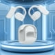 thumbnail image 1 of Auriculares Bluetooth inalámbricos | Auriculares estéreo inalámbricos True V5.4 | Sonido HiFi envolvente | Control táctil de huellas dactilares | cVc8.0 Reducción de ruido | Resistente al agua |, 1 of 7