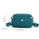 thumbnail image 3 of Bolso de hombro Compuesto de nailon duradero con cremallera Mujer Lady Party Lake Blue Blue Wdftyju Para Estrenar, 3 of 3