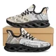 thumbnail image 1 of Zapatos de plataforma con estampado de periódico sencillo, zapatillas de tenis de marca, zapatillas casuales para correr para mujer, calzado, 1 of 6