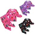 thumbnail image 2 of Conjuntos de Pijamas de Navidad para niños y niñas, ropa de dormir de algodón para Halloween, 2 of 4