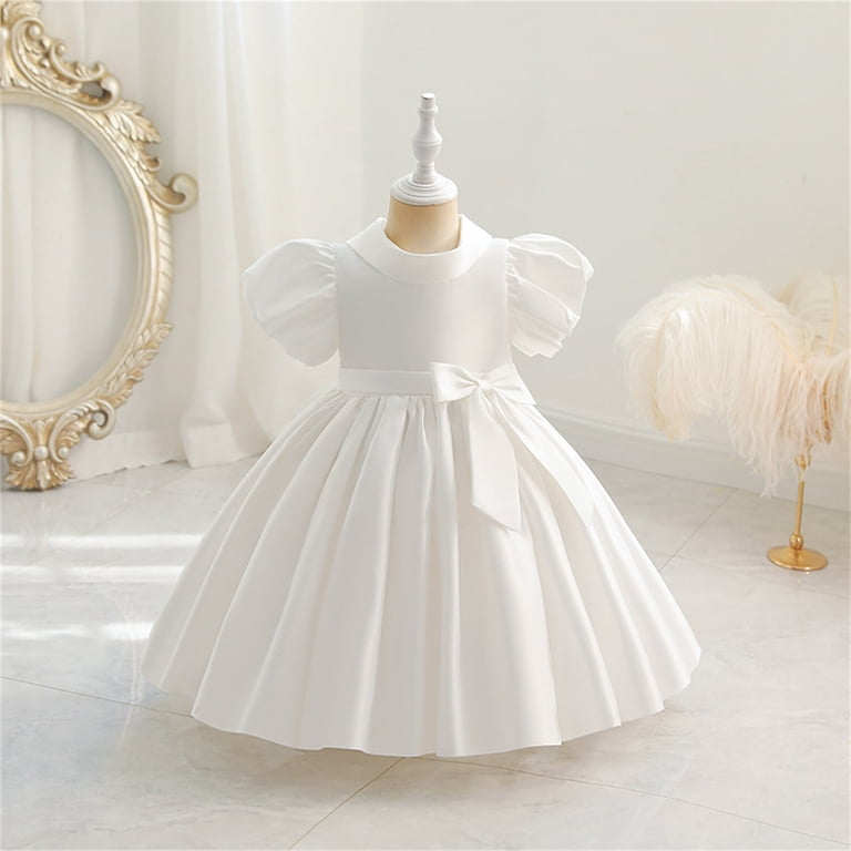 HAWEE Toddler Baby Girls Elegant Solid Color Flower Girl Dress Wedding Baptism Pageant Formal Dress Age 12M-6Years - Walmart.com HAWEE Toddler Baby Girls Elegant Solid Color Flower Girl Dress Wedding Baptism Pageant Formal Dress Age 12M-6Years - Walmart.com