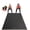 Black, variant on GXMMAT Large Exercise Mat 6'*5'(7mm), Extra Wide Non-Slip Workout Mats for Home Gym Flooring, Shoe Friendly, Black