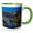 Green/White, variant on 3drose, Italy, Verona. Looking down from Castello San Pietro at Twilight, 15oz Mug
