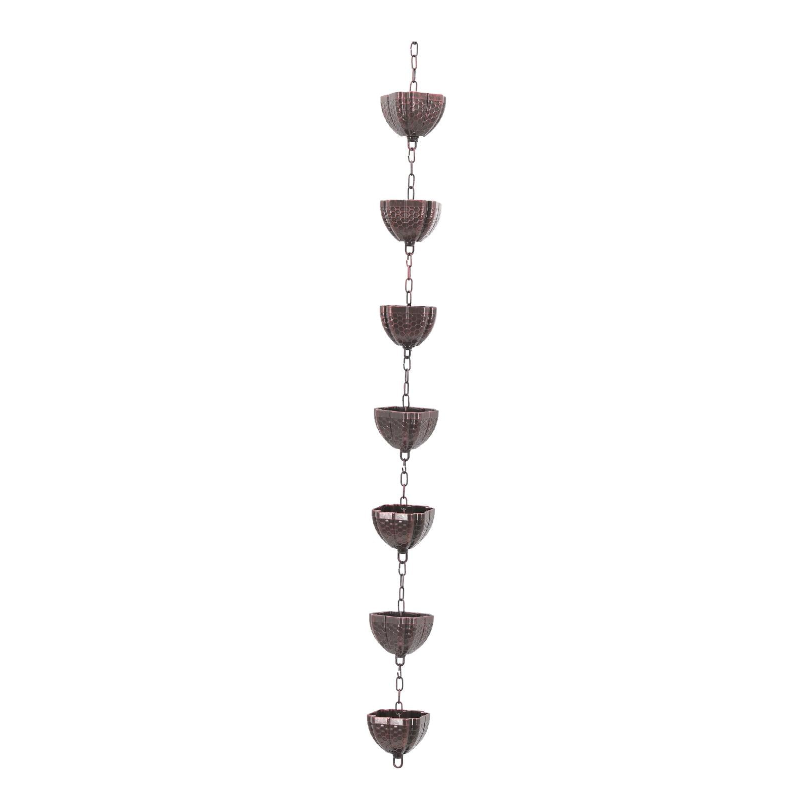 Rain Chains Rain Collectors Cups 39.37in Decorative Display