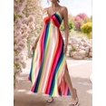 thumbnail image 5 of Womens Spaghetti Strap Dress Summer Dresses Beach Cover Ups Casual Sundresses Color XXL, 5 of 8