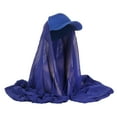 thumbnail image 2 of IROINNID Hijab for Women Solid Indian Muslim Scarf Hat Wraps Turbans Head-wraps Scarf,Blue, 2 of 2