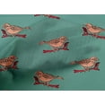 thumbnail image 4 of oneOone Cotton Poplin Fabric Branch & Bird Block Print Fabric BTY 42 Inch Wide, 4 of 4