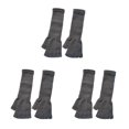 thumbnail image 1 of Guardurnaity 1 par de guantes sin dedos Accesorio de ropa simple Cubierta de mano de punto Cubiertas elásticas de medio dedo Guante largo para Gris 3piezas, 1 of 6