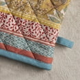 thumbnail image 2 of Maison d' Hermine Oven Mitt & Pot Holder 100% Cotton Set of Heat Resistant Oven Gloves (7.5"x13") & Hot Pads (8"x8") for Gifts, BBQ, Cooking, Baking, Grilling, Marquise - Spring/Summer 7.5"x13" & 8"x8" Oven Mitt & Pot Holder Set 04 - Marquise, 2 of 5