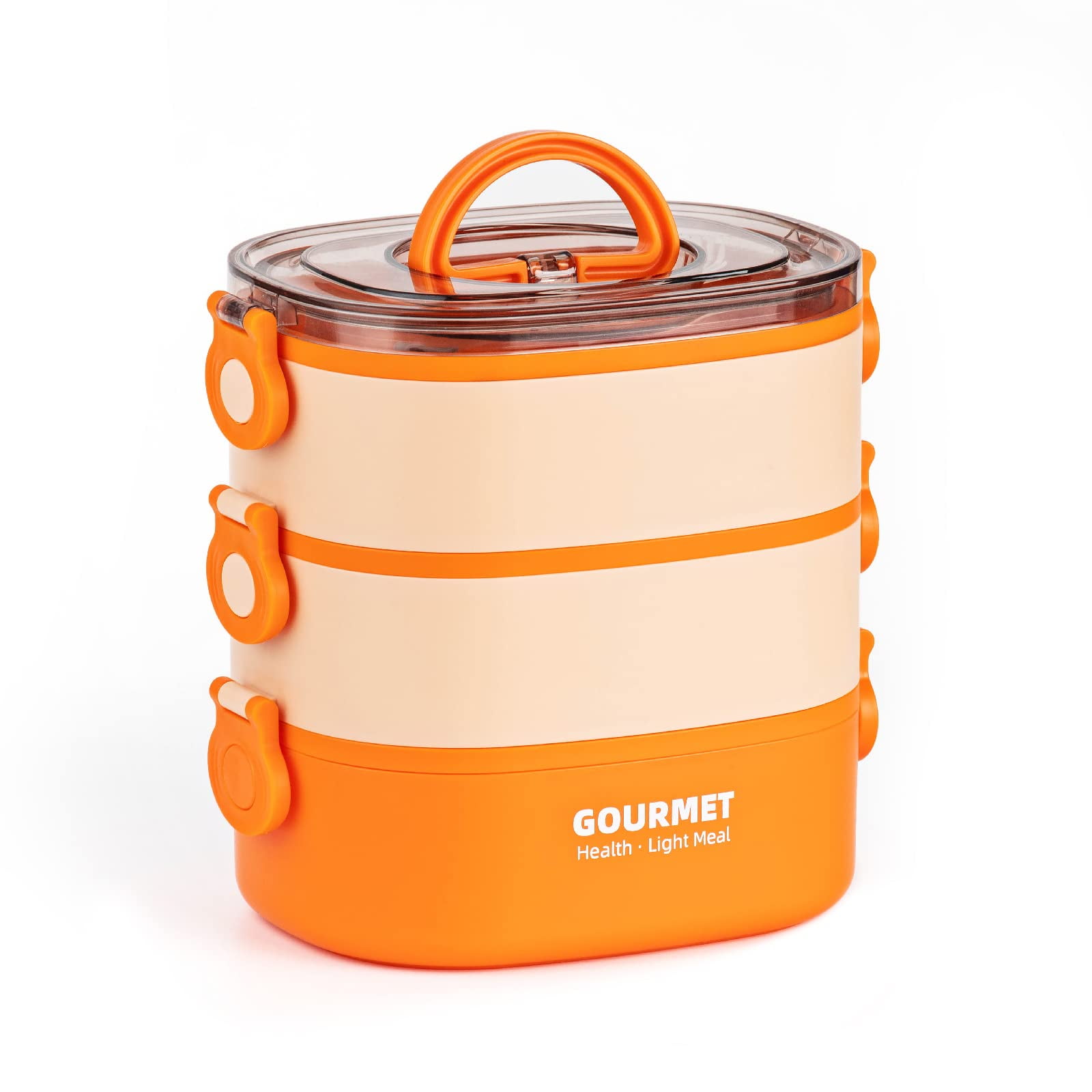 Bento Box Adult Lunch Box, LeakProof, BPAFree Stacking Bento Box