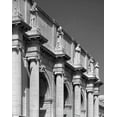 thumbnail image 2 of Highmith, Carol 26x32 Black Ornate Wood Framed with Double Matting Museum Art Print Titled - Union Station facade and sentinels, Washington, D.C. - Black and White Variant, 2 of 4