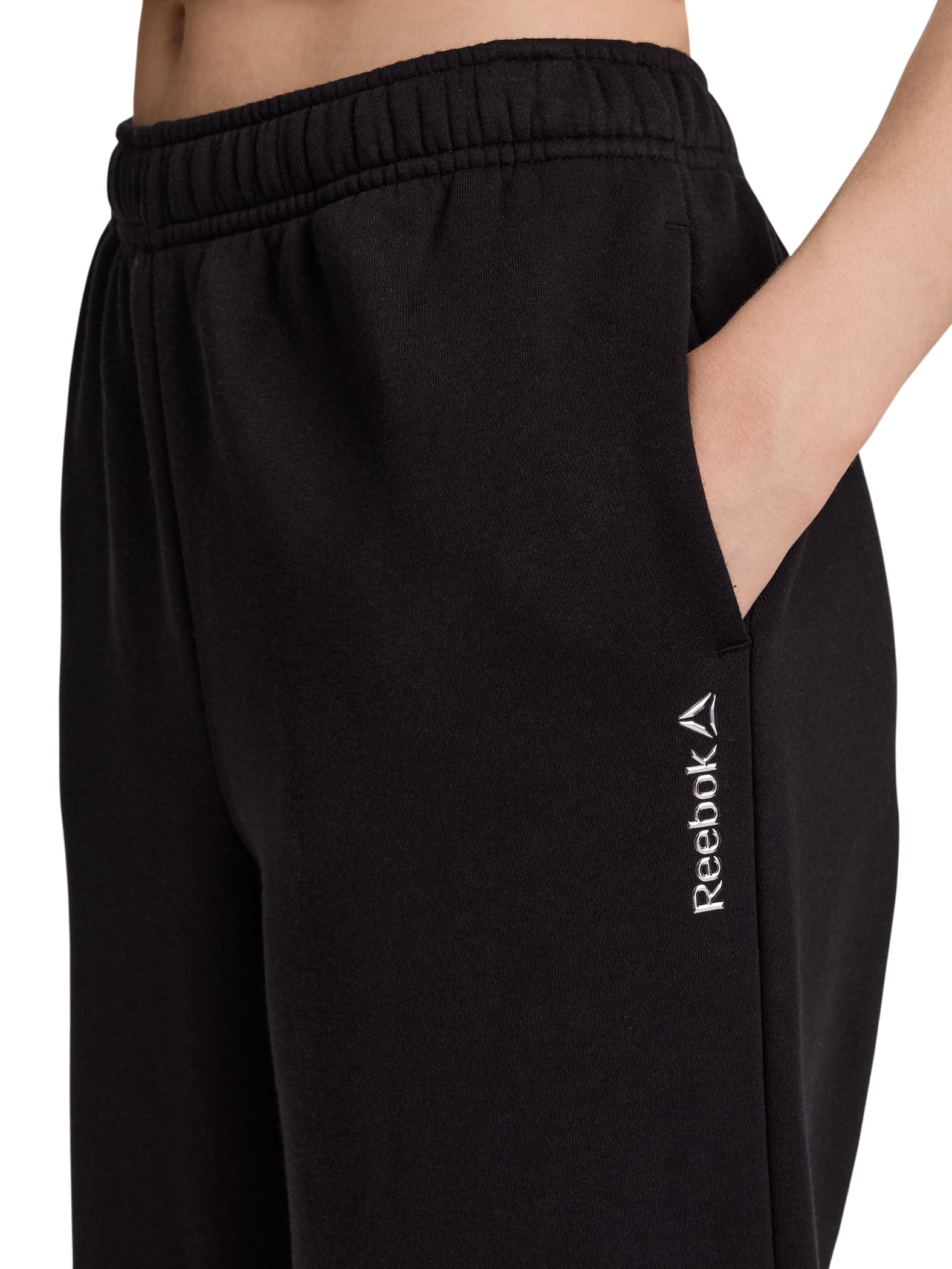 Reebok Women's and Women's Plus Game Day Fleece Wide Leg Pant, Sizes XS-4X