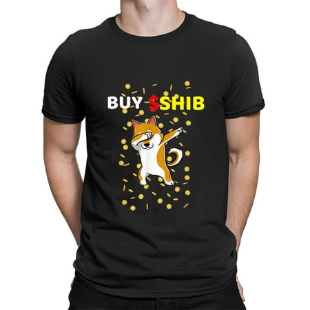 Envmenst Shib Army Buy Shib Coin Shiba Inu memecoin T-Shirt Summer 100% Cotton Short Sleeve Oversized Top