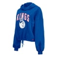 thumbnail image 2 of Women's New Era Blue Sacramento Kings 2024/25 City Edition Cropped Pullover Hoodie, 2 of 5