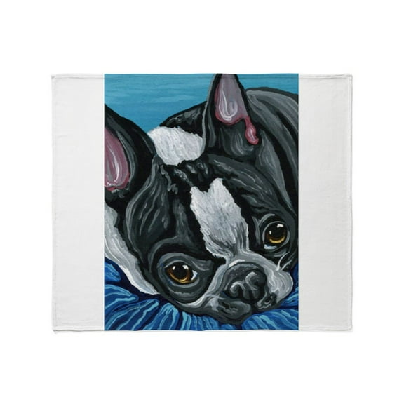 CafePress - Boston Terrier Throw Blanket - Soft Fleece Throw Blanket, 50"x60" for All Ages