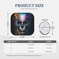 thumbnail image 3 of Balery 2 Piece Modern Abstract Colorful Skull Car Windshield Sun Shade|Foldable Front Windshield Shade for Car Front Window for Most Sedans SUV Truck-Medium, 3 of 7
