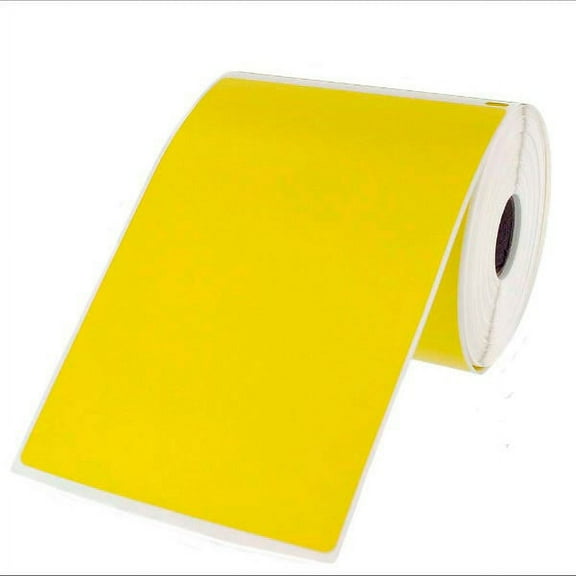 Dymo LV-1744907 Compatible 4x6 Yellow Labels