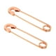 thumbnail image 3 of Pendientes de imperdible punk, estilo retro, elegantes, de acero inoxidable, joyería Oro rosa, 3 of 6