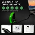 thumbnail image 3 of y UrbanMingle Running Lights (2 Pack) Rechargeable LED Armband Reflective Running Gear for Joggers Cyclists Walkers LED Warning Lights (Green), 3 of 5