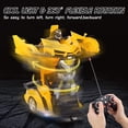 thumbnail image 2 of Coche Transform con control remoto HUOGUO Rc Robot a escala 1/18, 2 of 5