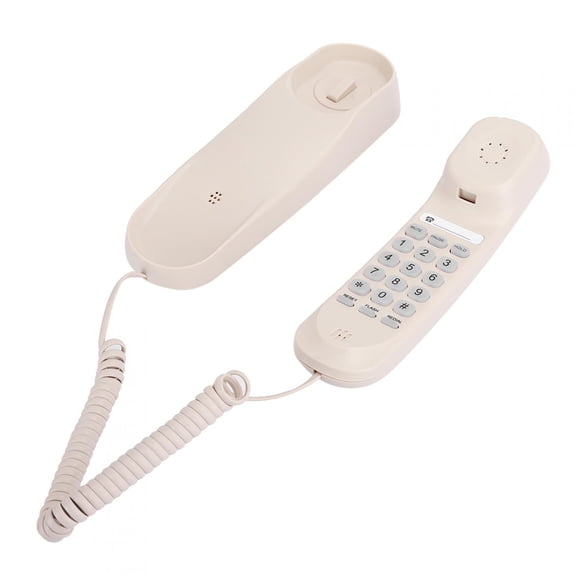 Tebru Sturdy Hanging Phone With Telephone Wire Dual Purpose Phone For Home Elevator