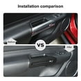 thumbnail image 5 of Carbon Fiber Car Interior Door Armrest Handle Cover Trim for Ford for Mustang, 5 of 10