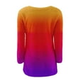 thumbnail image 5 of GiLiling Girls Loose Fluffy Fuzzy Sweater, Fall Winter Crew Neck Long Sleeve Top, Cozy Trendy Kids Shirt, Casual Cute Outfit for Teens (Orange, 5-6 Years), 5 of 5