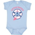thumbnail image 3 of Inktastic Nautical Little Sister Girls Baby Bodysuit, 3 of 5