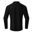 thumbnail image 5 of YOTMKGDO Mens T-Shirts, Long Sleeve Shirt, Male Autumn and Winter Solid Color T Shirt Top Turtleneck Long Sleeve Top Blouse, Black Tshirt, L, 5 of 5