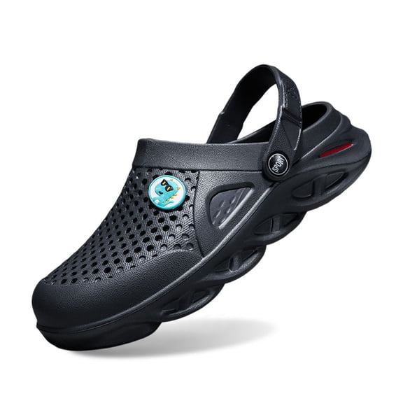 Bibifish Mens Garden Clogs Lightweight Soft Closed Toe Slide Sandals Casual Outdoor Beach Comfort Shoes