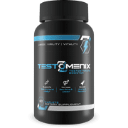 TestoMenix - All Natural Testosterone Booster - Increase Energy and Muscle Mass - 60 Caplets