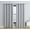 Platinum White Black, variant on THD Lattice Platinum White Black Geometric Blackout Curtains, 37 x 63 in (2 Panels)