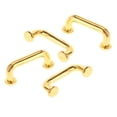 thumbnail image 2 of 1:12 Mini Pulls Dollhouse Arch Shape for Gate Pulls door pull handle Closet Small 8Pcs Gold, 2 of 9