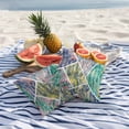 thumbnail image 5 of Outdoor Pillow Cover Abstract Mable Set of 2 Waterproof Throw Pillowcases Geometic Modern Decorative Patio Furniture Pillows for Couch Garden Indoor & Outdoor Use, 5 of 9