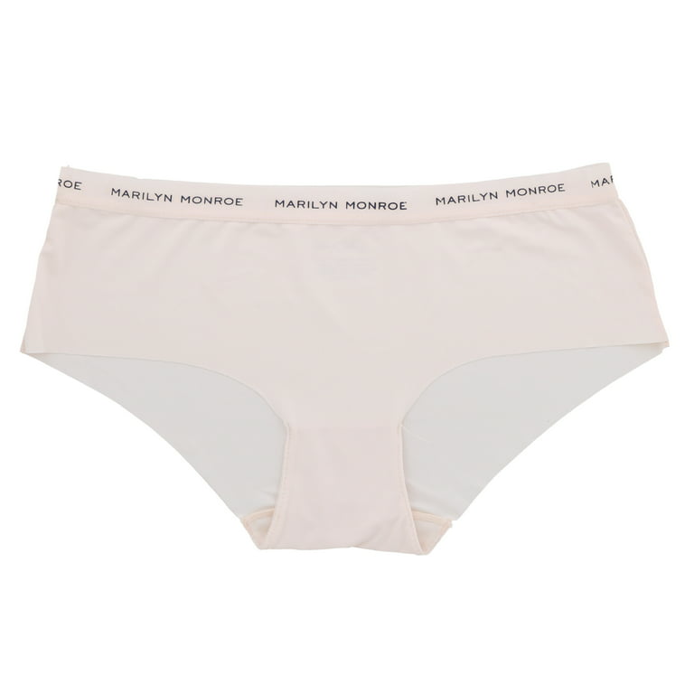Marilyn Monroe Women's Underwear – Seamless, Low- Rise, No Show Thong  Panties 5 Pack