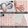 thumbnail image 3 of Fotbe pink hand drawn bows Pattern Extra Durable Door Mat - Dirt Trapping Outdoor Welcome Mats - Non-Slip Outdoor Door Mats - Low Profile Front Door Mat - Indoor (16" x 24"), 3 of 7