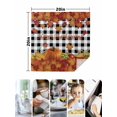 thumbnail image 4 of Maple Leaves Fall Cloth Napkins Set of 8 Reusable Dinner Napkins, Thanksgiving Pumpkins Rustic Corn Retro Plaid Cocktail Napkin Washable Table Napkins for Wedding/Holiday Party/Baby Shower 20"x20", 4 of 7