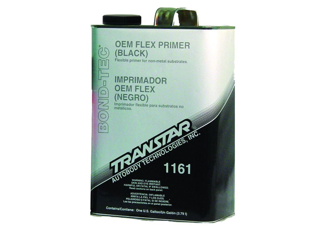 Transtar Autobody Products 1161 OEM Flex Primer, 1 gal Can, Black, 173 sq-ft/gal at 2.5 mil Coverage