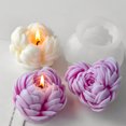 thumbnail image 2 of lixuesong Handmade Silicone Molds Ornament Plasters Peony Flower Candle Mould Castings Molds Craft Supplies, 2 of 3