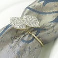 thumbnail image 3 of Windfall 6Pcs Rhinestone Napkin Rings Buckle Holder Hotel Wedding Dinner Banquet Decor, 3 of 7