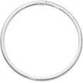 thumbnail image 4 of Avariah Diamonds Gold 14K 6.2mm Two-tone Reversible Omega Necklace - 18"- Made In Italy - 36.3gm Chain, 4 of 8