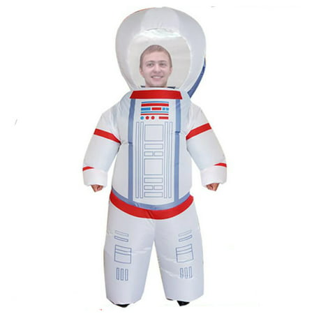 Tuscom Inflatable Space Astronaut Fan Operated Cosplay Funny Suit Costume Blow