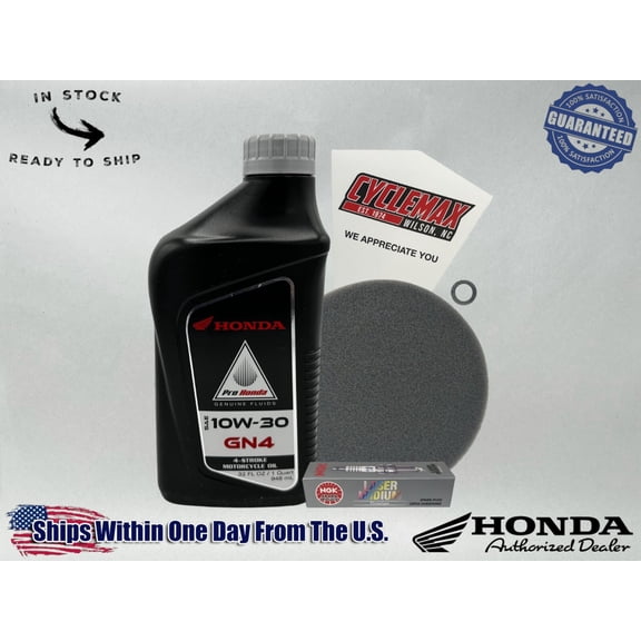Cyclemax Standard GN4 10W-30 Tune-Up Kit fits 2004-2024 Honda CRF50F